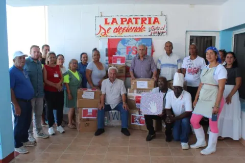 Medical Supplies delivered to CTC of Cuba